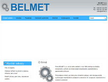 Tablet Screenshot of belmet.cz