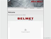 Tablet Screenshot of belmet.com