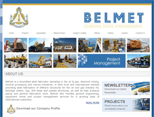 Tablet Screenshot of belmet.co.za